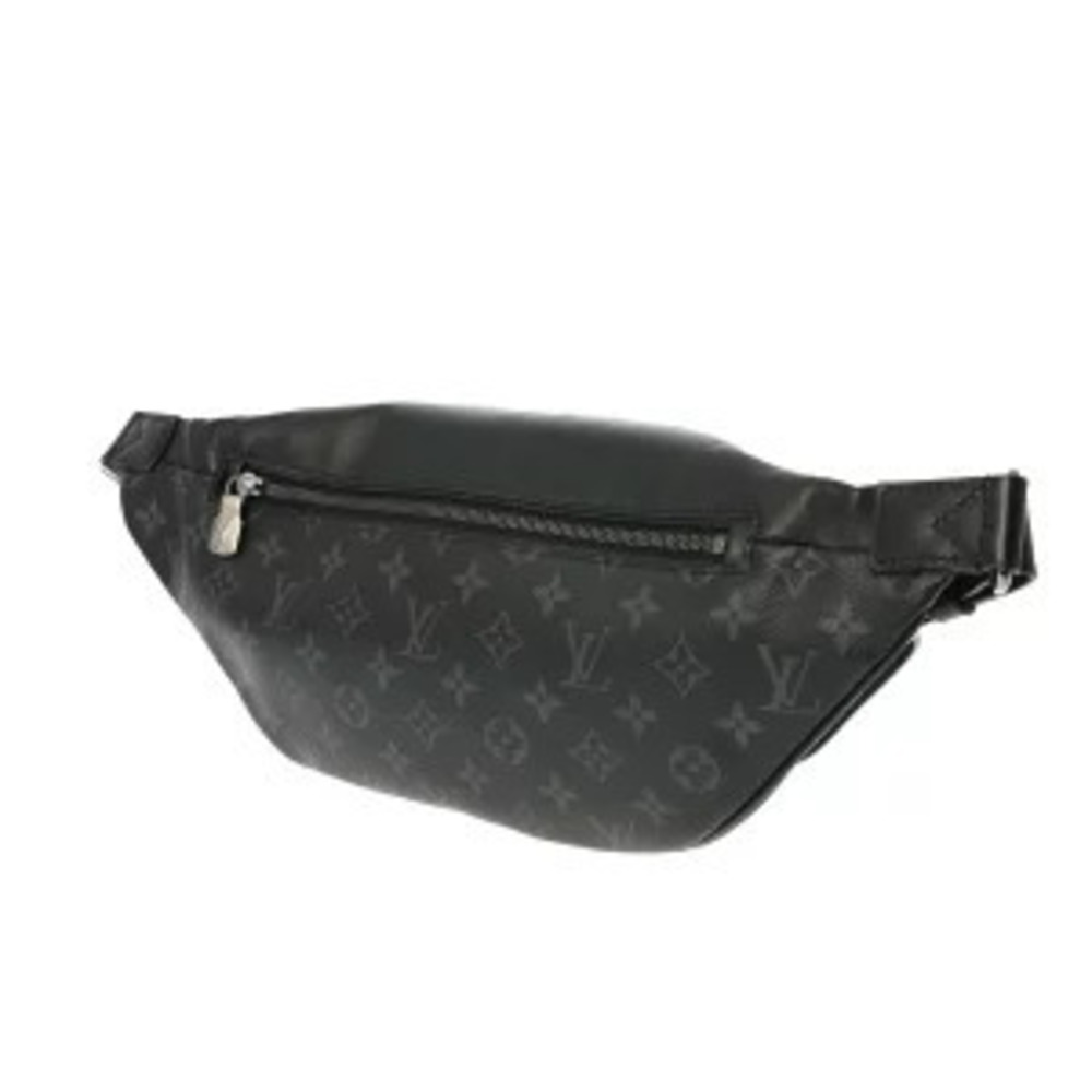 Louis Vuitton Canvas Bum Discovery Bag Black Gray Monogram Body Eclipse Black